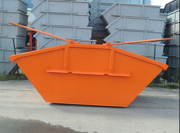 Contenedor de basura para la eliminaci&oacute;n de residuos de obras de construcci&oacute;n