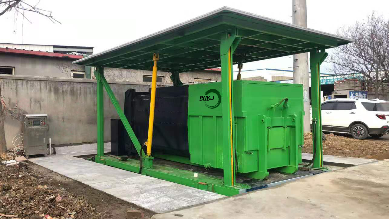 Estaci&oacute;n subterr&aacute;nea de compresi&oacute;n de residuos